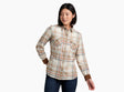 Kuhl Clothing Women's Tess Flannel Long-Sleeve - Dove Dove