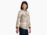 Kuhl Clothing Women's Tess Flannel Long-Sleeve - Dove