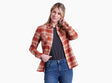 Kuhl Clothing Women's Tess Flannel Long Sleeve Autumn Spice