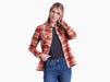 Kuhl Clothing Women's Tess Flannel Long Sleeve Autumn Spice