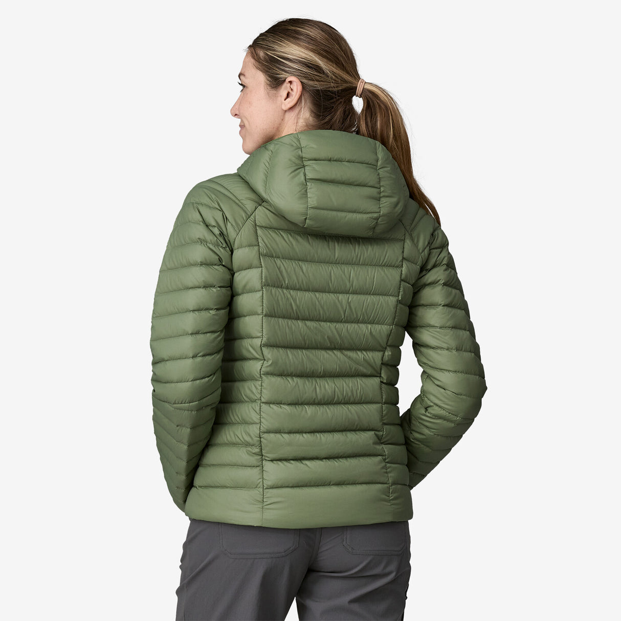 Patagonia Women's Down Sweater Hoody - Terrain Green Terrain Green