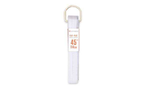 Sof Sole Athletic Flat Laces White