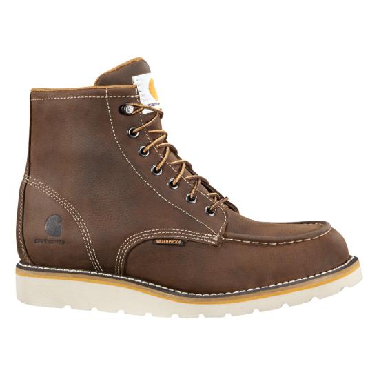 Carhartt Men's Waterproof 6in Moc Steel Toe Wedge Work Boot