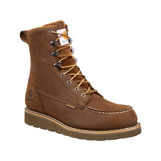 Carhartt Men's Waterproof 8in Moc Toe Wedge Boot