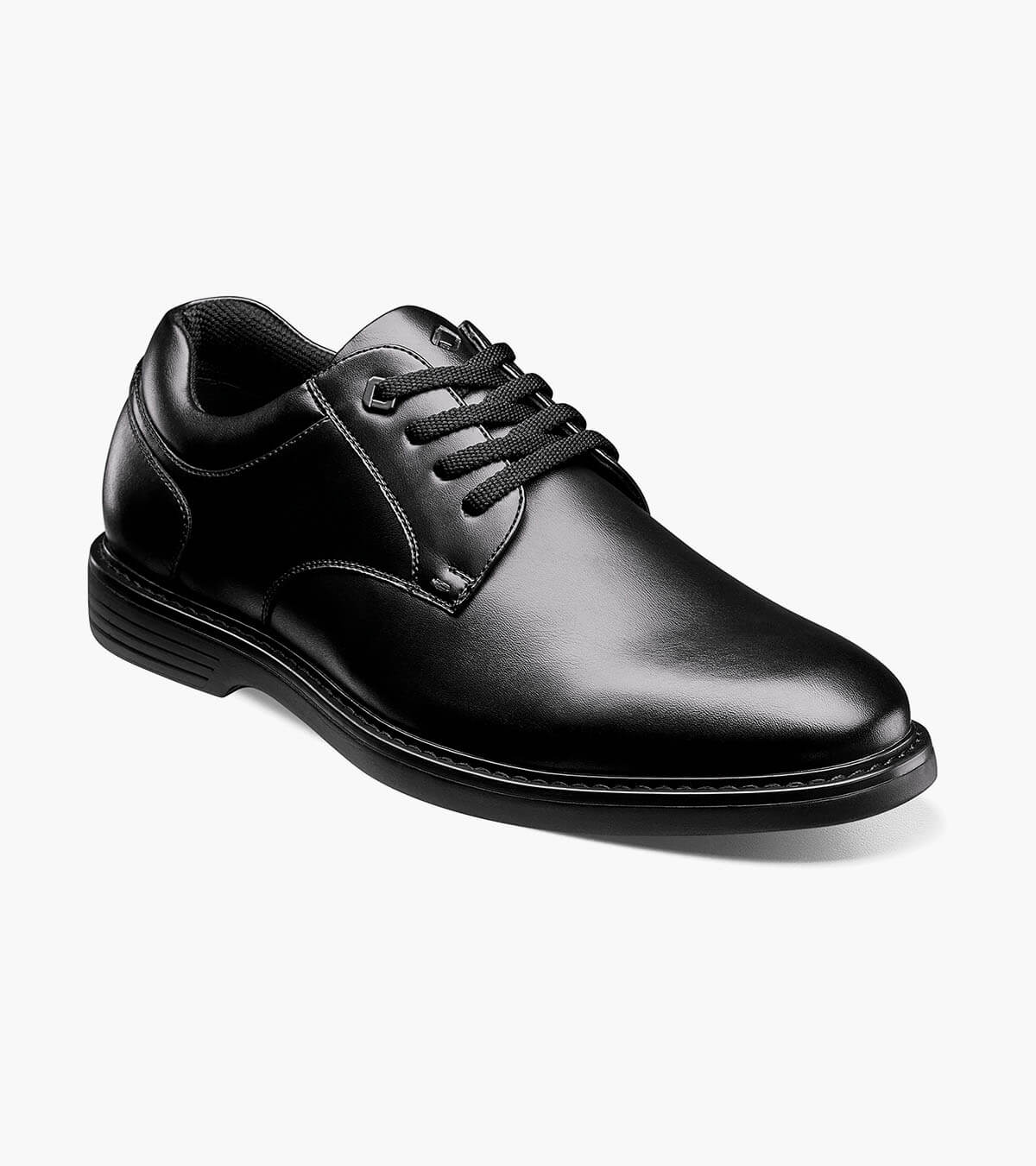 Nunn Bush Wade Work Plain Toe Oxford Black / M (D- Medium)