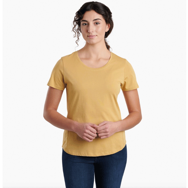 Kuhl Clothing Women's Arabella Scoop Short Sleeve Honey