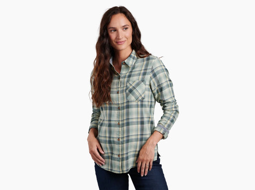 Kuhl Clothing Women's Trailside Long Sleeve Shirt Agave