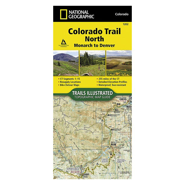 National Geographic Maps Colorado Trail North Topographic Map Guide