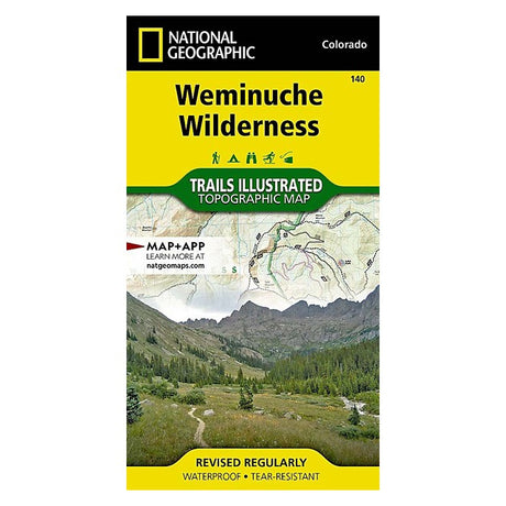 National Geographic Maps Weminuche Wilderness Trail Map