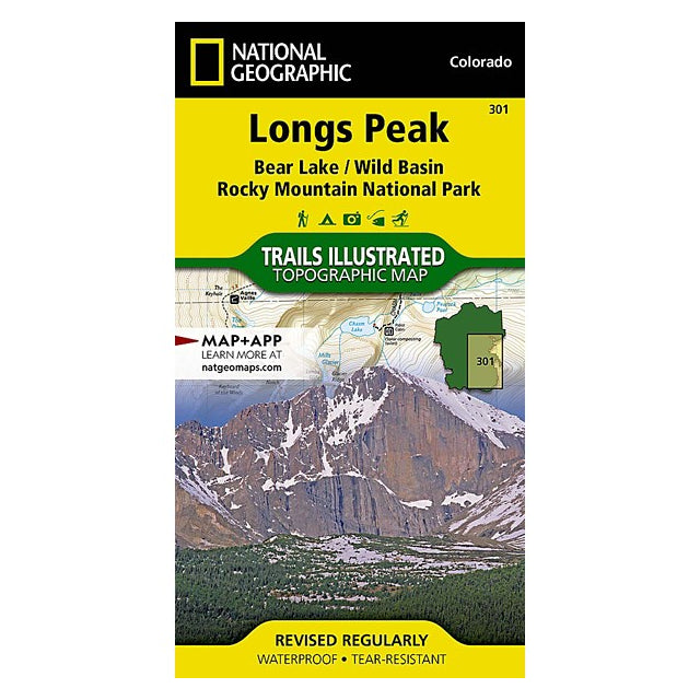National Geographic Maps Longs Peak Map