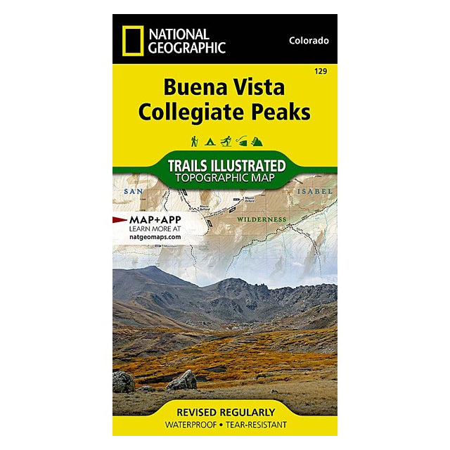 National Geographic Maps Buena Vista, Collegiate Peaks Map