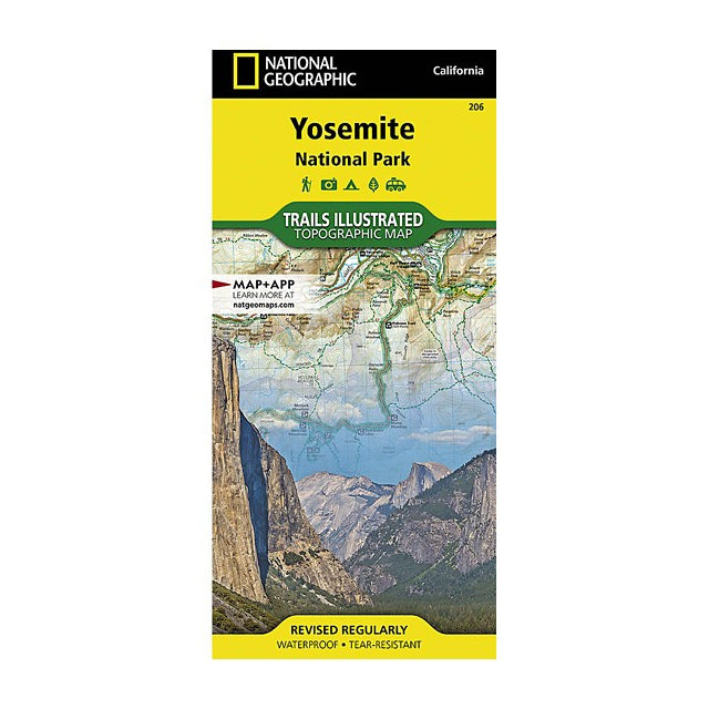National Geographic Maps Yosemite National Park Map