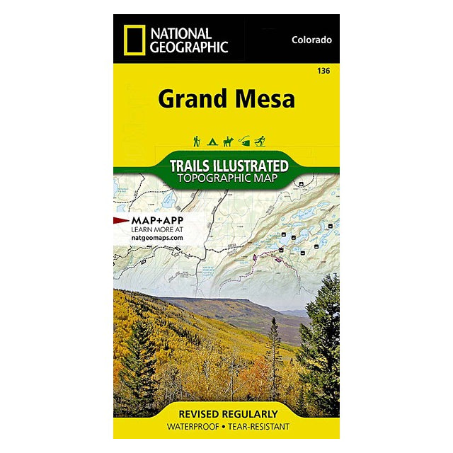 National Geographic Maps Grand Mesa Map