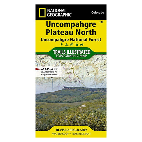 National Geographic Maps Uncompahgre Plateau North Map
