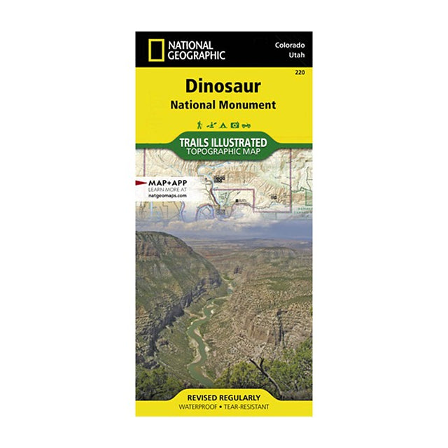 National Geographic Maps 2019 Dinosaur National Monument Map
