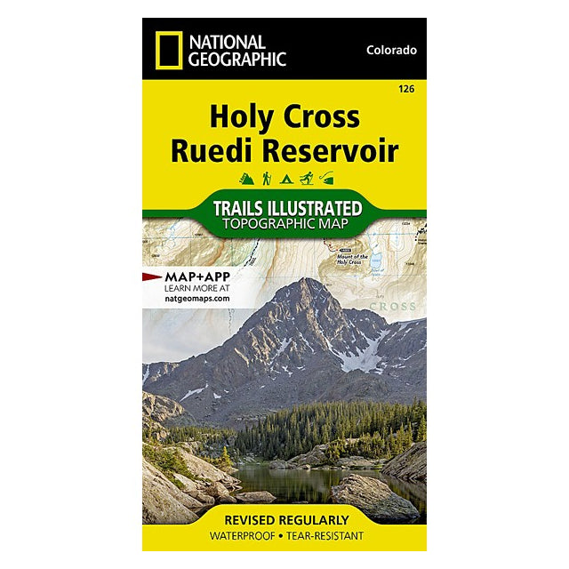 National Geographic Maps Holy Cross, Ruedi Reservoir Map