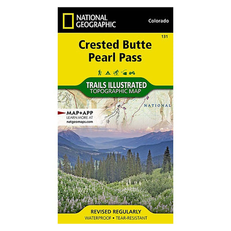 National Geographic Maps Crested Butte, Pearl Pass Map