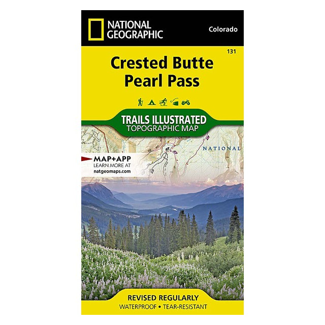 National Geographic Maps Crested Butte, Pearl Pass Map