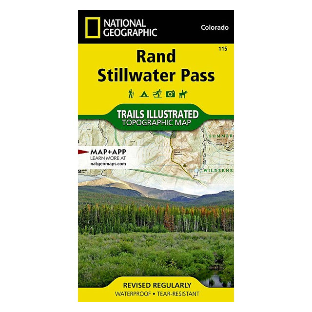 National Geographic Maps Rand, Stillwater Pass Map