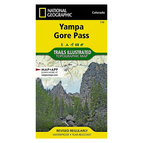 National Geographic Maps Yampa, Gore Pass Map