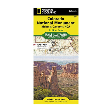 National Geographic Maps 2019 Colorado National Monument Mcinnis Canyons National Conservation Area Map