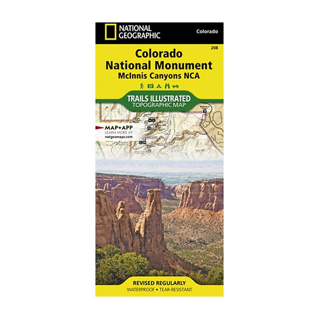 National Geographic Maps 2019 Colorado National Monument Mcinnis Canyons National Conservation Area Map