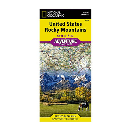 National Geographic Maps Rock Mountain Map
