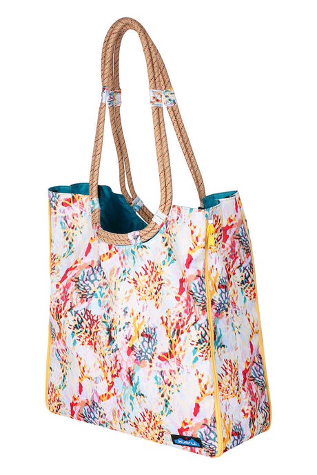 KAVU Market Bag - Floral Coral Floral Coral