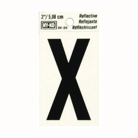 Hy-Ko Reflective Letter Black / X