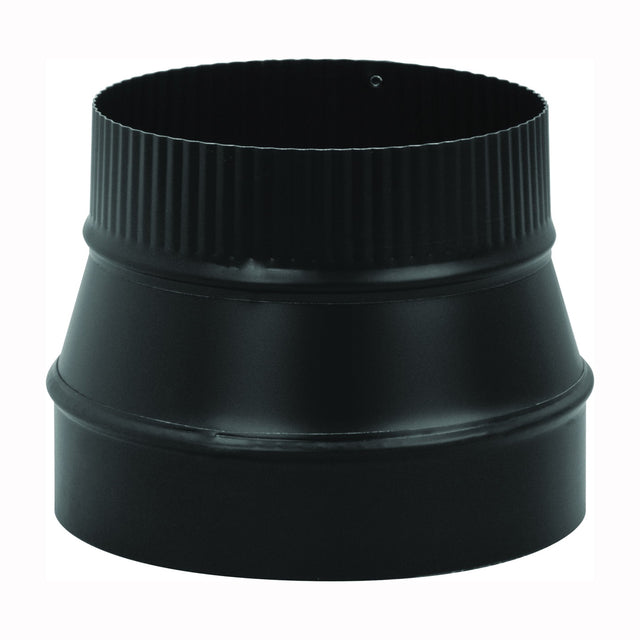Imperial Stove Pipe Reducer Black / 8X6
