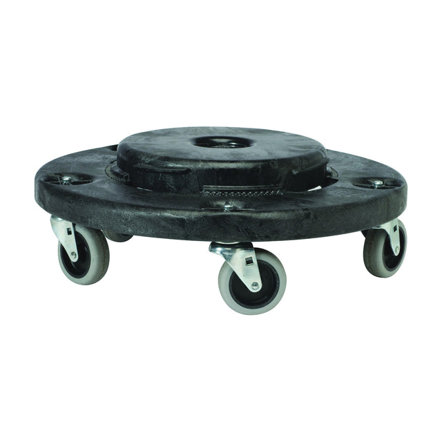 Rubbermaid Trash Can Dolly Black