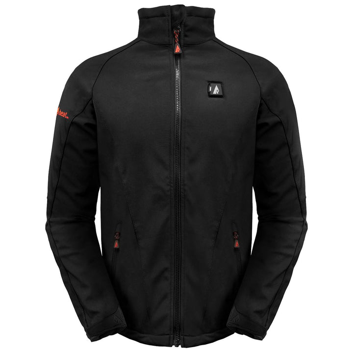 Action Heat Men's 5V Battery Heated Softshell Jacket - Black Black