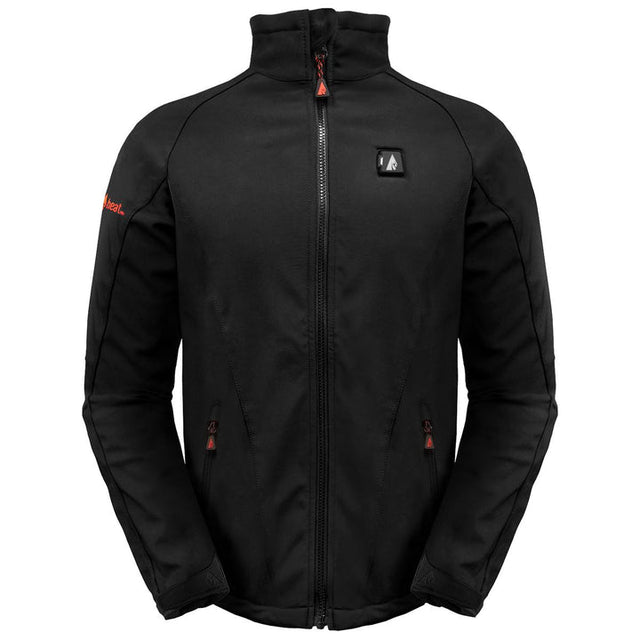 Action Heat Men's 5V Battery Heated Softshell Jacket - Black Black