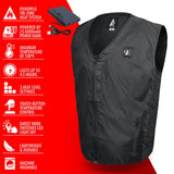 Action Heat Unisex 5v Heated Vest Liner Black