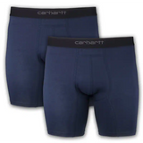 Carhartt 8-inch Basic Boxer Brief (2 Pack) Navy