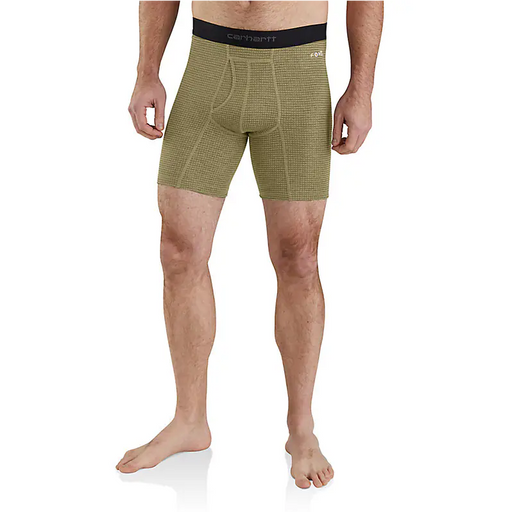 Carhartt Base Force 8in Tech Boxer Brief Burnt olive