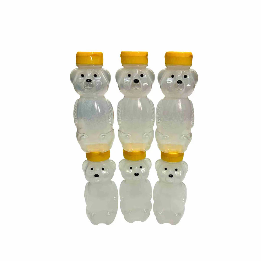 Harvest Lane Honey 8oz. Honey Bears Squeeze Bottles - 6 pk