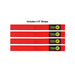 Wrap It 9-inch Quick-Straps 4 Pack - Red