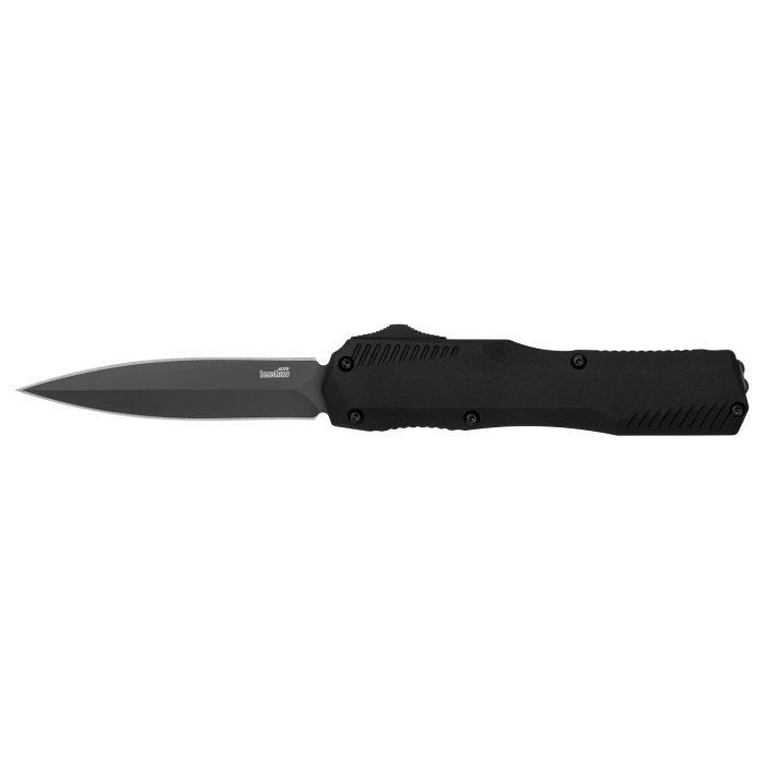 Kershaw Livewire Double Edge Knife - Black Black