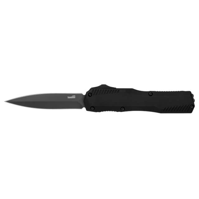Kershaw Livewire Double Edge Knife - Black Black