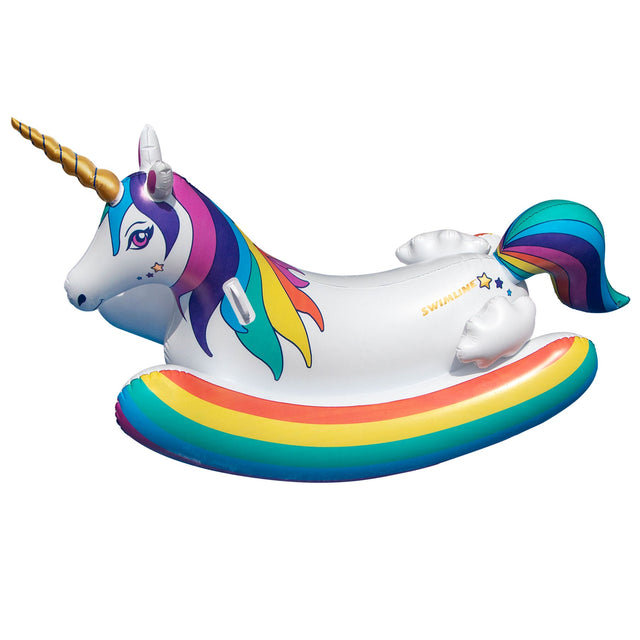 Swimline Unicorn Inflatable Rocker Unicorn