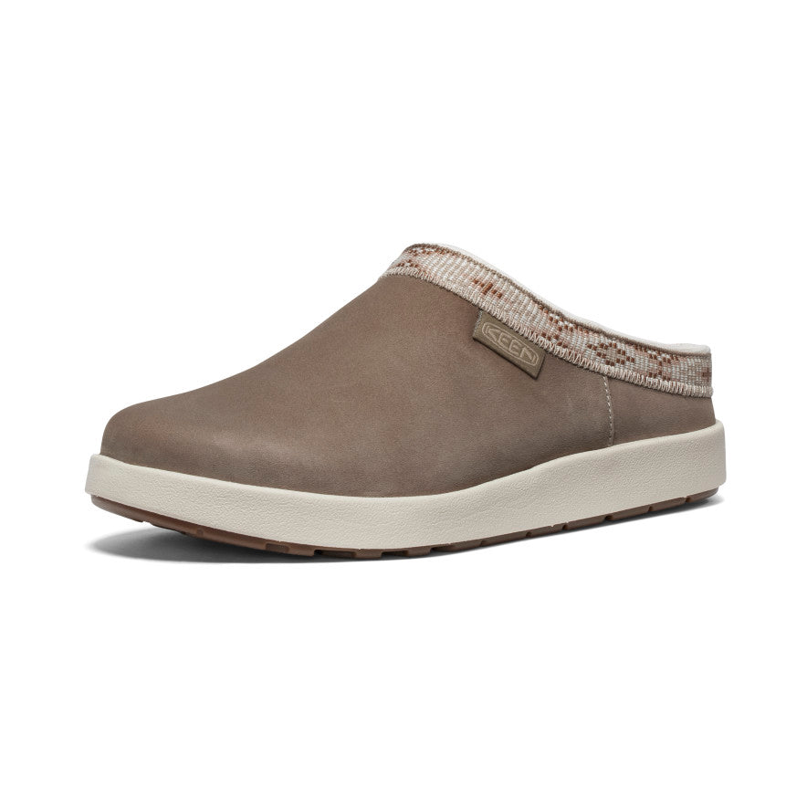 Keen Women's Elle Suede Mule - Brindle/Birch Brindle/Birch