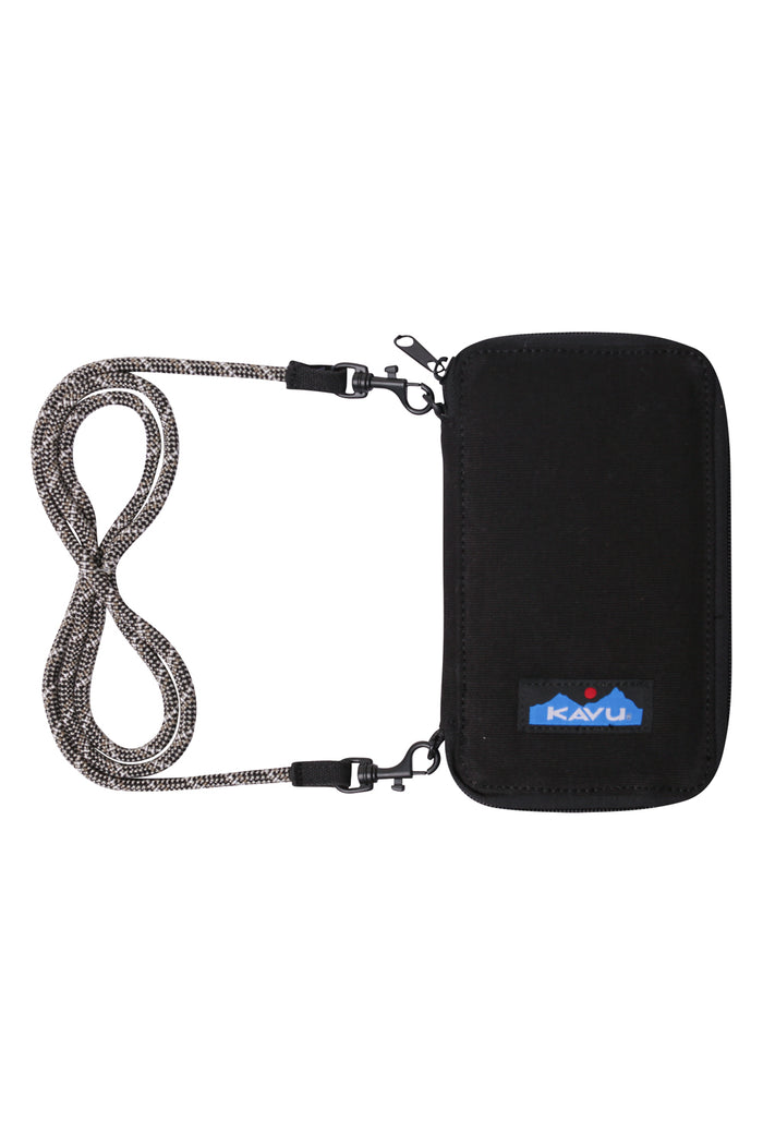 KAVU Go Time Wallet - Black Black