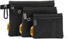 ToughBuilt 3 Pack Fastener Bags / 3 Pack / Black