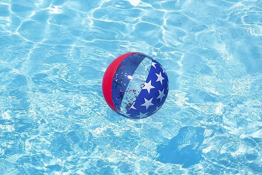 Swimline Americana Glitter Beach Ball Americana