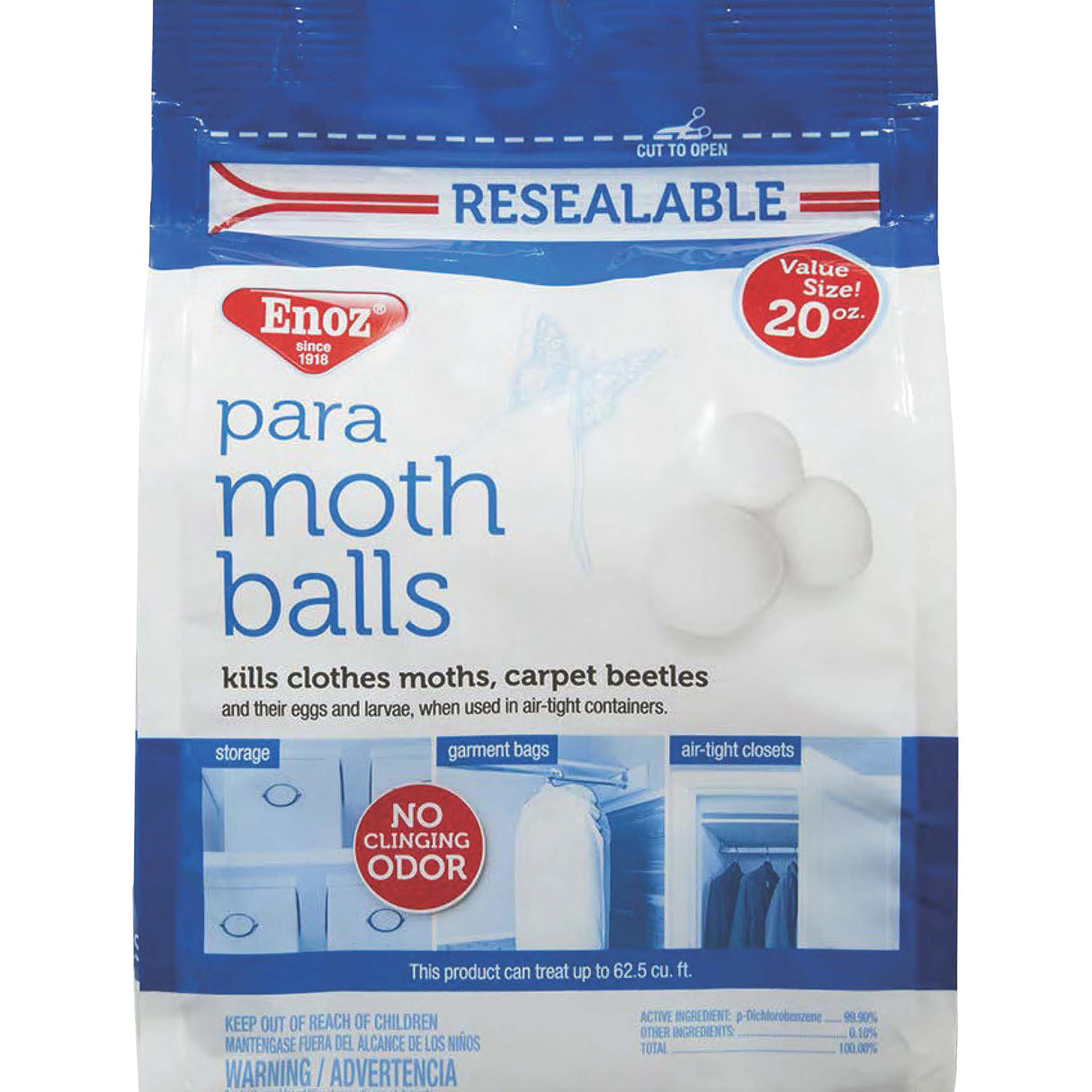 Enoz Moth Ball 20OZ
