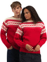 Dale Of Norway Unisex Cortina 1956 Sweater Raspberry/off white