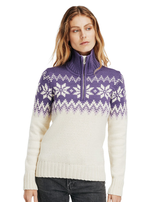 Dale Of Norway Women’s Myking Sweater Offwhite darkpurple