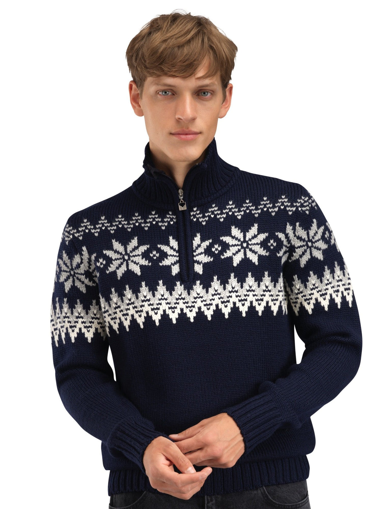 Dale Of Norway Mens Myking Sweater Nvyoffwhtltcharcoal