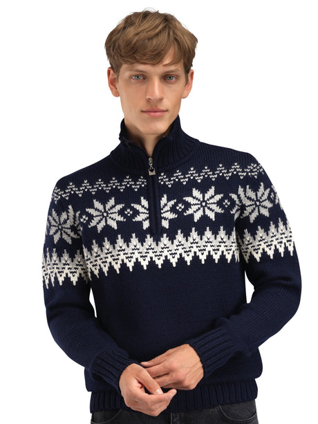 Dale Of Norway Mens Myking Sweater Nvyoffwhtltcharcoal